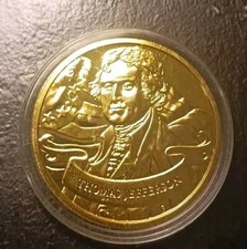 THOMAS JEFFERSON Founding Fathers of America Medal Franklin Mint s #1099