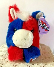 SWIBCO PUFFKINS "STRIPES" DONKEY PLUSH STUFFED TOY 6720