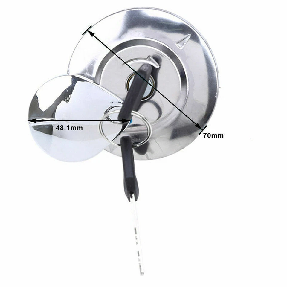 Llave de bloqueo cubierta del tanque de combustible para Honda MAGNA 700/750 Rebel 250/450 VTX1300C/T/S Foto 4 de 4