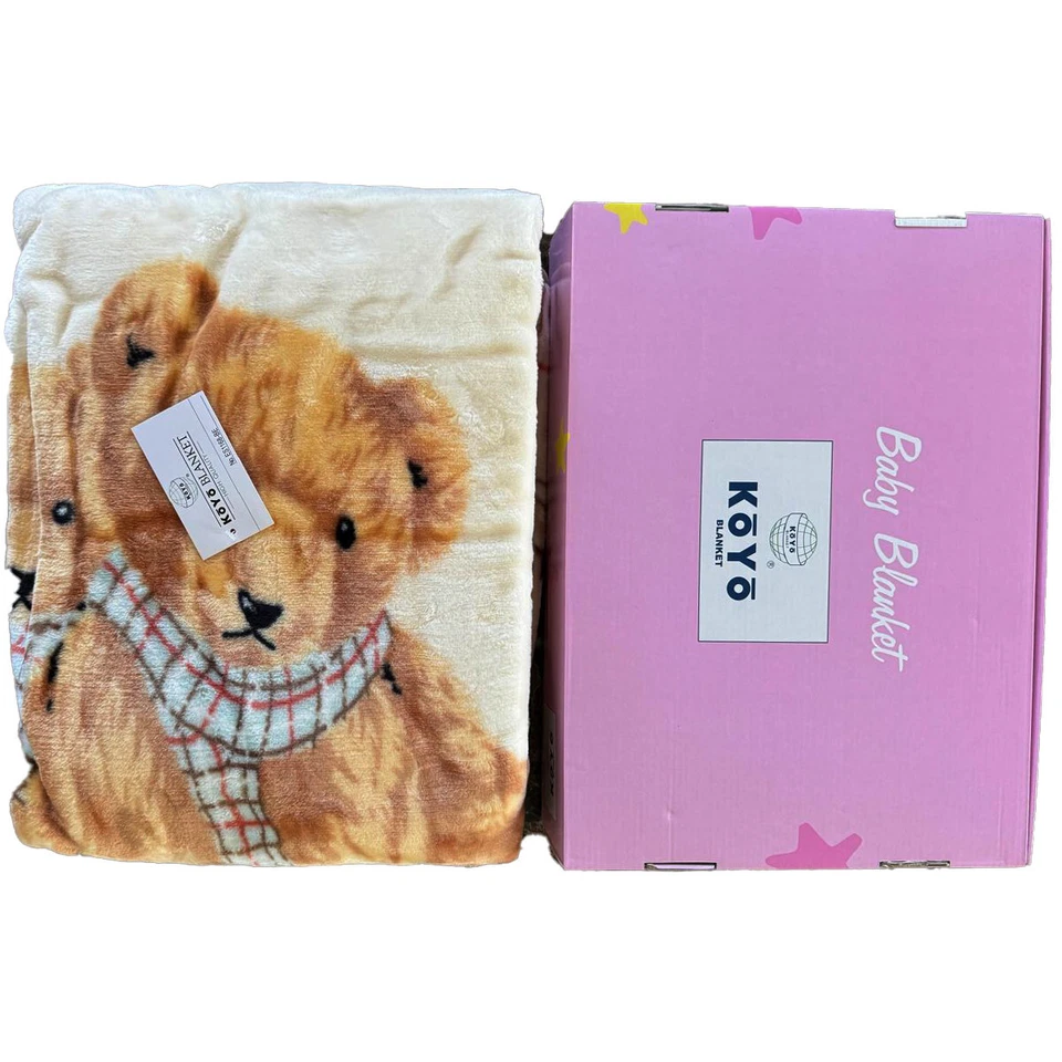 Koyo Baby Blanket Teddy Bears Collection Child Soft Thick & Warm - Image 4 of 4