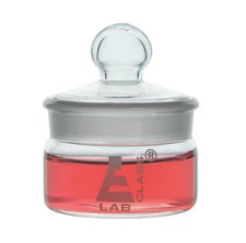 Weighing Bottle, Low Form, 35ml capacity, Borosilicate Glass - Eisco Labs