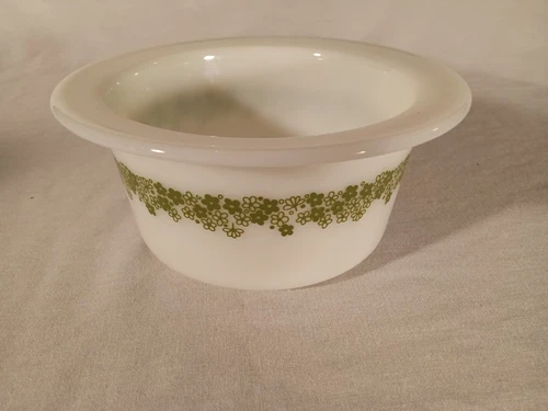 Vintage Pyrex Butter Tub Dish Crazy Daisy Bowl Spring Blossom 5 1/2" x 2 1/2"
