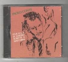 PAOLO CONTE-PAROLE D'AMORE SCRITTE A MACCHINA  CD NUOVO SIGILLATO
