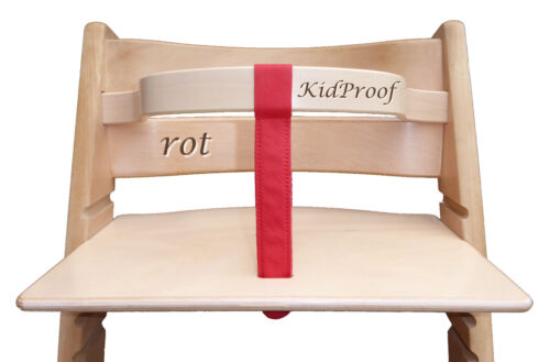 Öko Lederriemen Hochstuhl für Stokke Tripp Trapp uvm Schrittgurt für Frontbügel - Bild 14 von 20