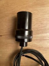 VINTAGE BROWN KEYLESS ~ Bakelite Phenolic E26 Medium Base Lamp Socket W/ 36 Lead