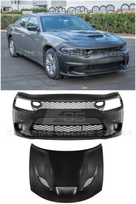 For 15-Up Dodge Charger | SRT Hellcat Style Conversion Front