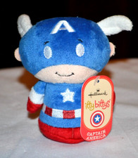 Disney Hallmark Exclusive Marvel Captain America Itty Bittys Plush