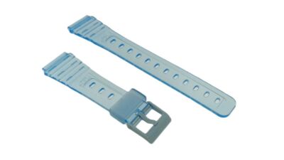 Casio Collection Ersatzband blau transparent Resin F-91WS-2