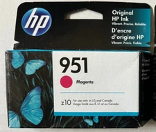 ORIGINAL HP 951 MAGENTA Ink Cartridge - Sealed NEW - SEP 2022