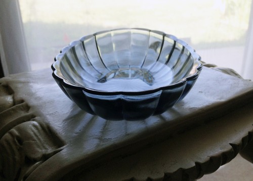 Fenton American Legacy Collection Federal Blue 8" Oval Relish Dish #1618 FB - Picture 2 of 10