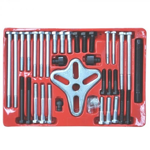 46PC HEAVY DUTY HARMONIC BALANCE FLYWHEEL BALANCER CRANKSHAFT GEAR PULLEY PULLER 5055143918809