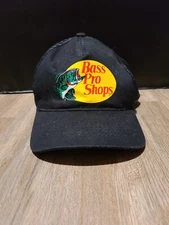 Bass Pro Shops Mesh Trucker Snapback Hat Cap Gone Fishing Hunt Men Women Black