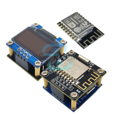 0.96 inch OLED Display ESP8266 WiFi Clock Module Weather Forecast ESP-12F RTC