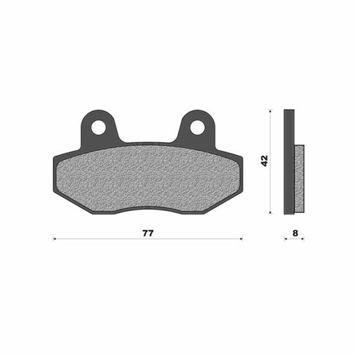 Plaquettes De Frein Avant/Arrière Yerbay Pour Dinli DL450, Kawasaki KLE500, KLR650 Et Modèles Compatibles