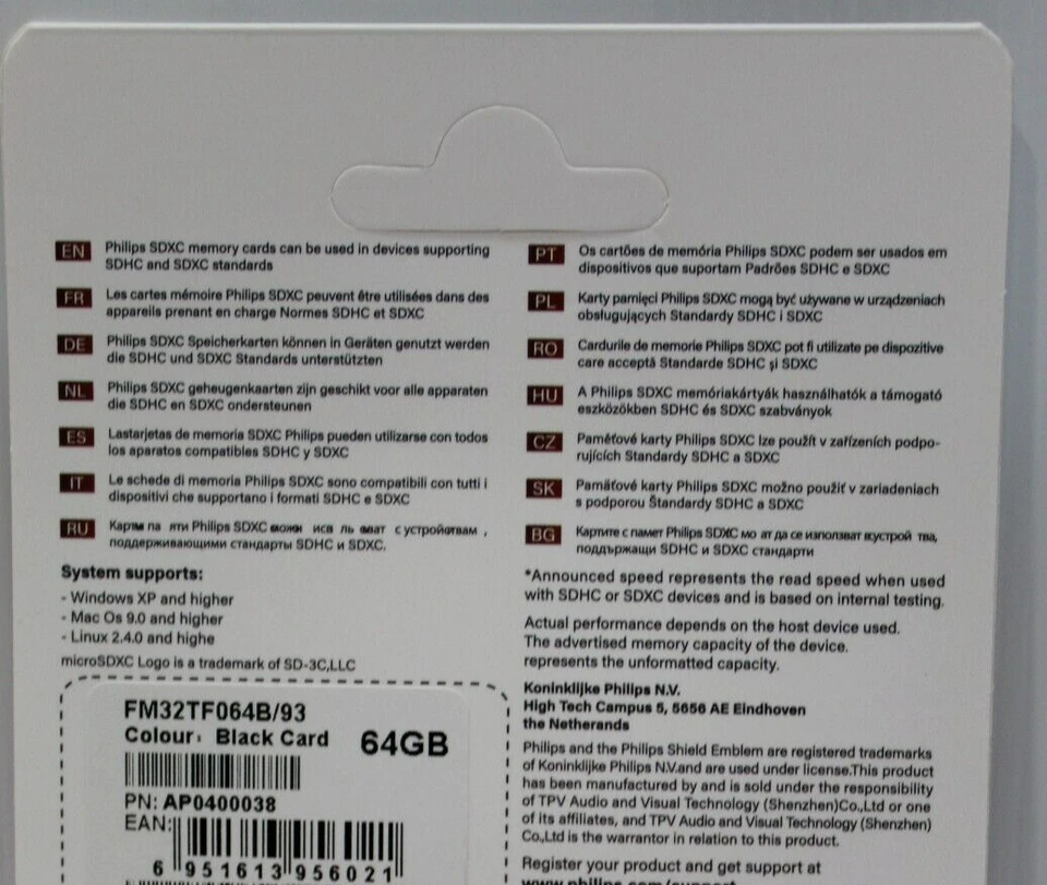 NEW Dashcam Drone UHS-I Micro SD Memory Card Ultra Speed 64GB 1x Philips Sealed - Image 4 of 4