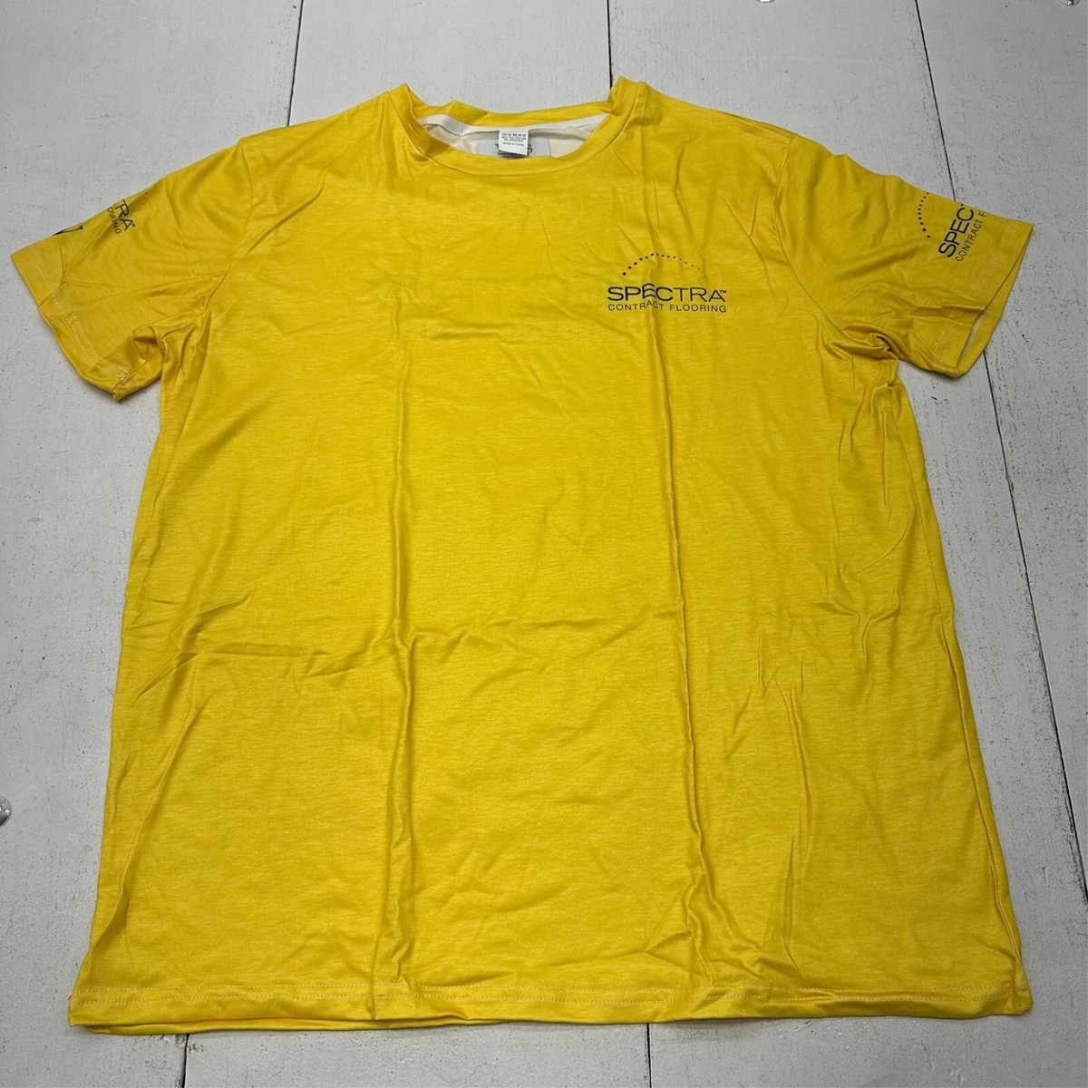 WPS Yellow Spectra Flooring Company Graphic Short Sleeve T Shirt