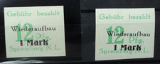 AL Nichtamtl. Ausg.  Spremberg 22 B PF XIII postfr.+ Vergleichsmarke MW: 82.-