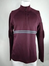 Smartwool Men Intraknit Merino Tech Quarter Zip Eggplant Medium 16670-L83