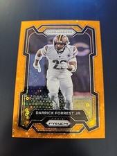 2023 Panini Prizm Darrick Forrest Jr Orange Disco Prizm #296 Commanders
