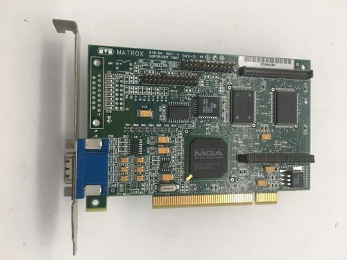 Matrox millenium mga 2mb pci 618-04 vga port 15 pin - Picture 2 of 4