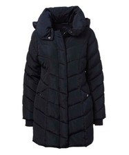 Steve Madden Detachable Hood Puffer Parka - Navy - Size S - NWT