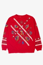 Vintage Christmas On Mainstreet Ugly Christmas Sweatshirt 1980s