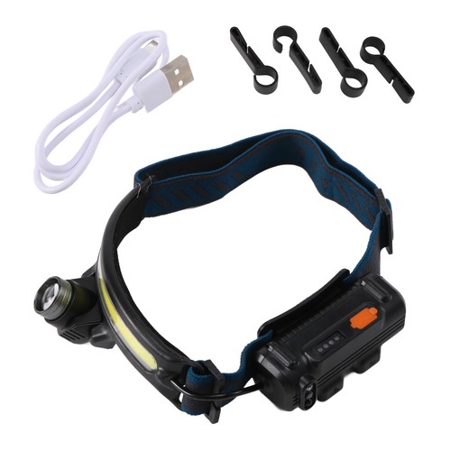Pack De 2 Lampes Frontales LED Rechargeables 1000 Lumens - Capteur Mouvement IPX65