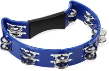 Cardinal Percussion Double-row Tambourine - Blue (3-pack) Bundle