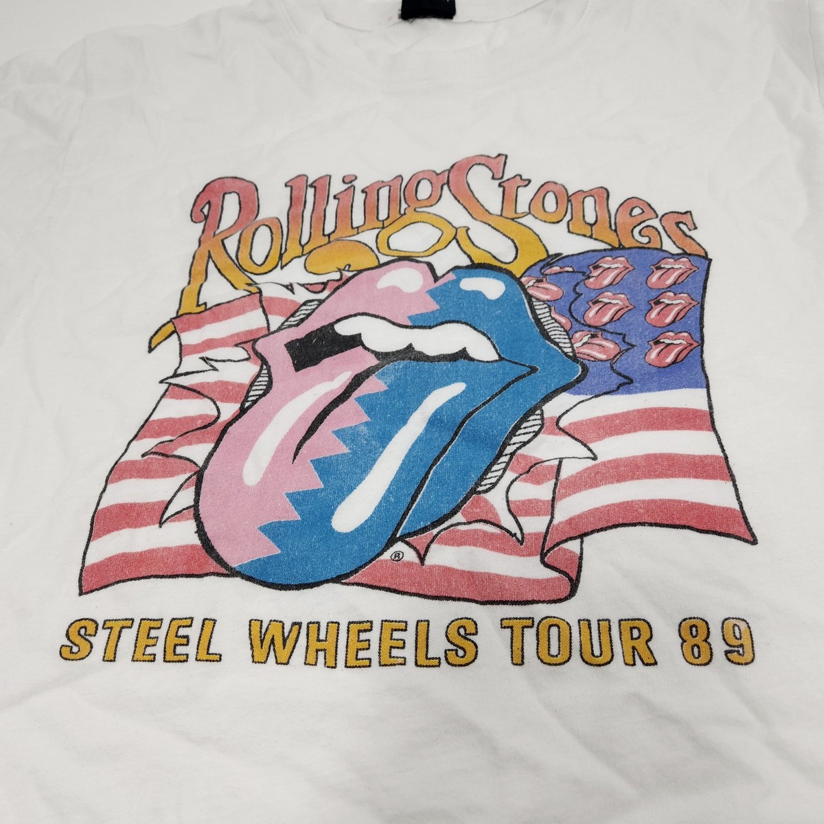 THE ROLLING STONES STEEL WHEEL TOUR Tシャツ Steel Wheels North American Tour 1989 T-Shirt - RS No. 9