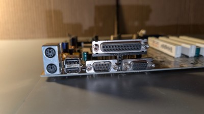 PCパーツ ASUS MEW-AML Socket370 PentiumⅢ+256MBx2