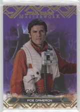 2017 Topps Star Wars Masterwork Purple 7/50 Poe Dameron #64 1j8