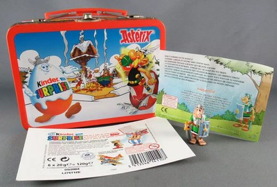 Asterix - Kinder Surprise Ferrero 2003 - Römer Figur Glaive + Box Mini Lun