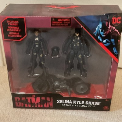 THE BATMAN SELINA KYLE CHASE( 2022 ) DC MOVIE ACTION FIGURES CYCLE SPIN MASTER