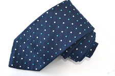 BROOKS BROTHERS BLUE MEN'S NECK Tie W: 3 1/4 " BY L: 60 " MADE IN USA