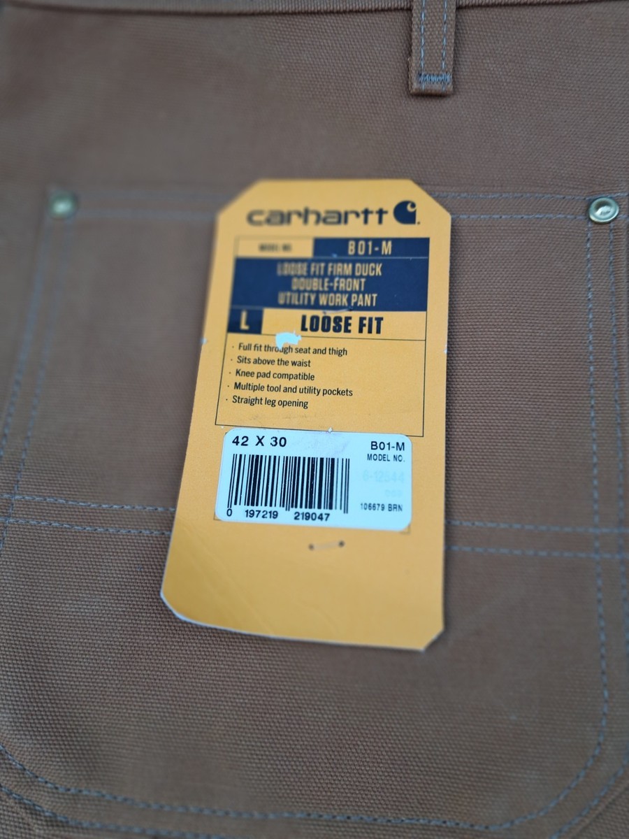 carhartt B01 USA産 w40×l30 Carhartt B01 Double Front Pants - initial fit notes : r/Carhartt