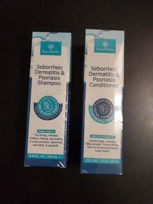 RoyceDerm Seborrheic Dermatitis & Psoriasis Shampoo & Conditioner 250 mL Each
