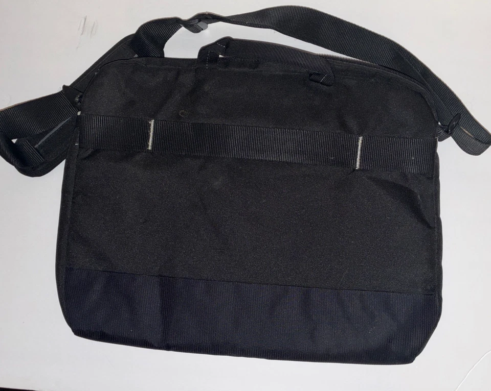 Case Logic 便携式电脑包 邮差包 肩带和手柄 黑色 灰色 蓝绿色 LikeNew — 第 2/4 张图片