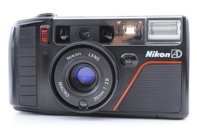 [MINT / Tested] Nikon L35 AD3 Pikaichi 3 35mm Film Camera Black from JAPAN