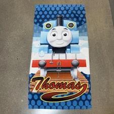 Vtg Thomas & Friends Kids Beach Towel Train Pool Bath 28x56 Summer Gift Bathing