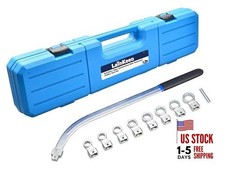  15PCS Auxiliary Idler Belt Tensioner Pulley Tool Kit Serpentine Timing Belt 