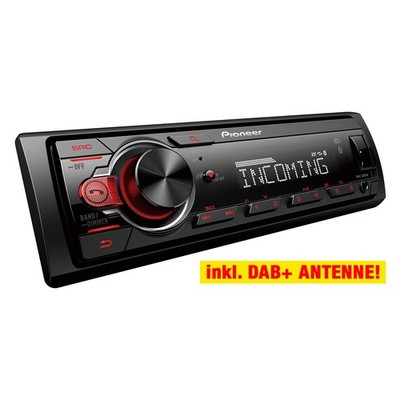 PIONEER MVH-330DAB Auto Radioset für AUDI 100 C4 - 1990-04/1997