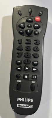 Philips Magnavox REM110 Universal Remote Control TV Television VCR Cable