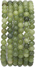 Taiwan Green Jade Natural Stone round Loose Semi Gemstone Beads for Jewelry Maki