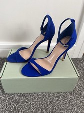 Ted Baker Women’s Blue Suede Stiletto Sandals EU 38  UK 5 BNWT  