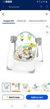 Bright Starts Playful Paradise Portable Baby Swing