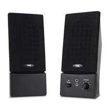 USB Powered 2.0 Desktop Speaker System with 3.5mm Audio for Laptops and Deskt...