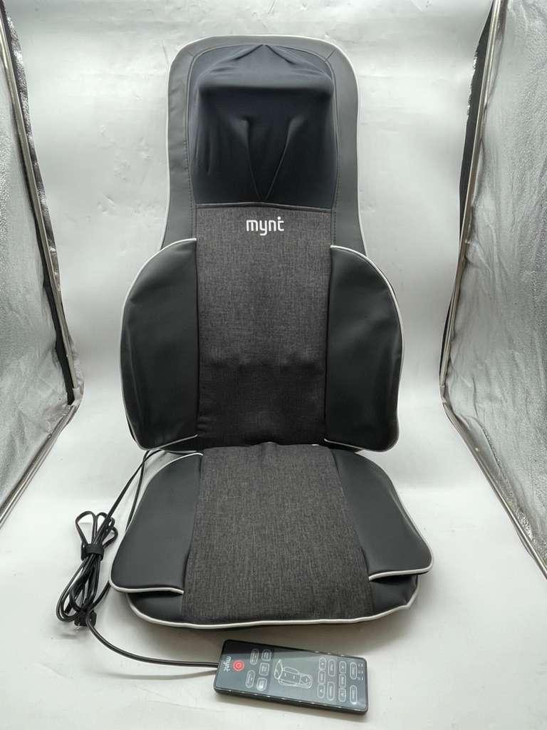 Mynt Shiatsu Neck & Back Massager with Heat & Air Compression – Black-USED