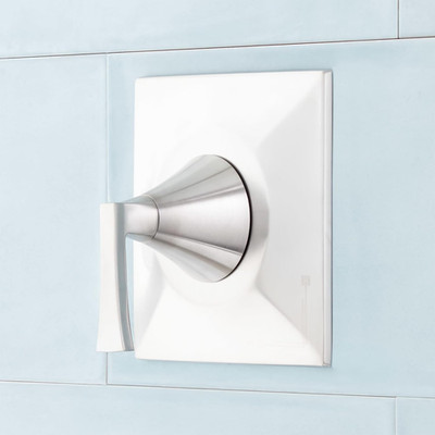 Vilamonte Brushed Nickel Pressure Balanced Valve Trim with Included Valve