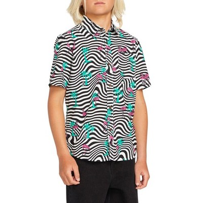 VOLCOM FLAMINGBROS K SS SHIRT WHITE
