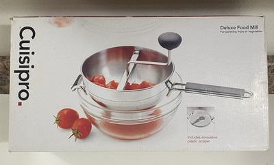 Cuisipro Deluxe Food Mill Stainless Steel Tomato Strainer Masher Kitchen Tool 3